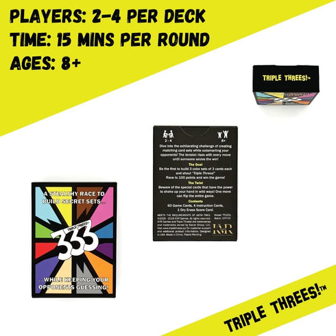 (333 Rummy 2+ Launch Edition Bring Vibes to Family Game Night! Unstoppable Game of Strategy & Surprise Twists, Fun