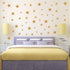 117Pcs Gold Stars Wall Decal Stars Pattern DIY Stickers for Kids Rooms Home Decor