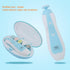 Trimmer, Set Trimming Baby Nail Electric Baby Nail Clipper Safety Baby Nail File Kit Toes and Fingernails Tool with LED