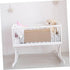 Hanging Pocket Organizer for Stroller: Cotton Fabric Storage Bag