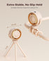 4000mAh 4-Speed 360 SWEETFULL Baby Stroller Fan - Rechargeable Quiet with LED Display & Night Light, Mini Portable Clip