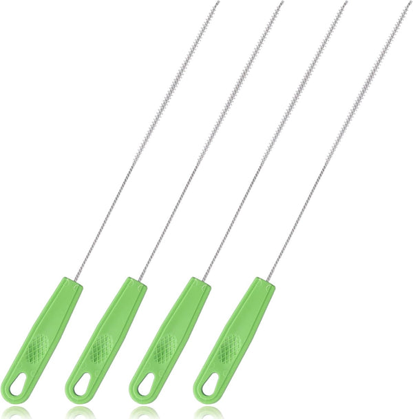 Penitue 4pcs Straw Cleaner Brushes, Ergonomic Handle Straw Cleaning Tool Set for Extra