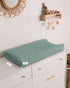 2Pack Blissful Diary Muslin Changing Pad Cover for Girls Boys, Ultra Soft Breathable Cotton, Baby Diaper Change Table