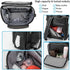 RSENFREMIOR Backpack Large Diaper Bag with USB Port, Vegan Leather Diaper Tote, Hospital Bag for Labor, Stroller