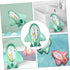 HAKIDZEL Bath Water Thermometer Green Cartoon Tub Temperature Monitor Quick Accurate Measurement PP Material Safe Bath
