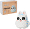 Larcele Animal Series Micro Building Blocks Animal Set - DIY Mini 3D Toy Bricks, 1682 Pieces KLJM-07 (Fox Cat)