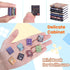 300pcs DIYDEC Mini Books Miniatures Dollhouse Books for Anxiety Bookshelf Tiny Plastic Books for Dollhouse Decor