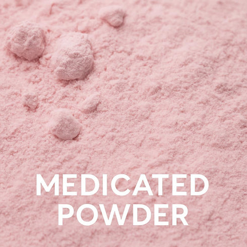 Generic 5 oz Medicated Body Powder with Zinc Oxide & Cornstarch, Talc-Free, Soothes & Protects Irritated Skin, Diaper
