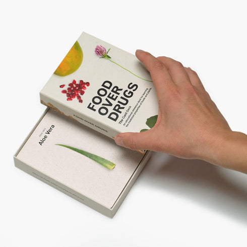 Food Over Drugs: The Card Deck | Educational Herb Deck of 50 Foods and Medicinal Plants for Nature Lovers