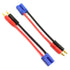 DGZZI 2pcs EC5 Male Connector to 4.0mm Banana Male Plug Lipo Battery Balance Charging Cable, 12 AWG Silicone Wire