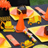 Jekocet 24 Construction Party Favors Pcs Construction Birthday Party Supplies Construction Cards with Wooden Painting