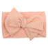 KIDOCHEESE Big Bows Headbands, Nylon Oversized Hair Accessories for Newborns, Infants, Toddlers, Kids