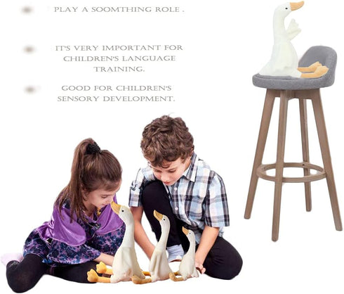 CHELEI2019 19.7" Goose Stuffed Animal Plush Toy,White Swan Stuffed Animal Toy Gifts for Kids