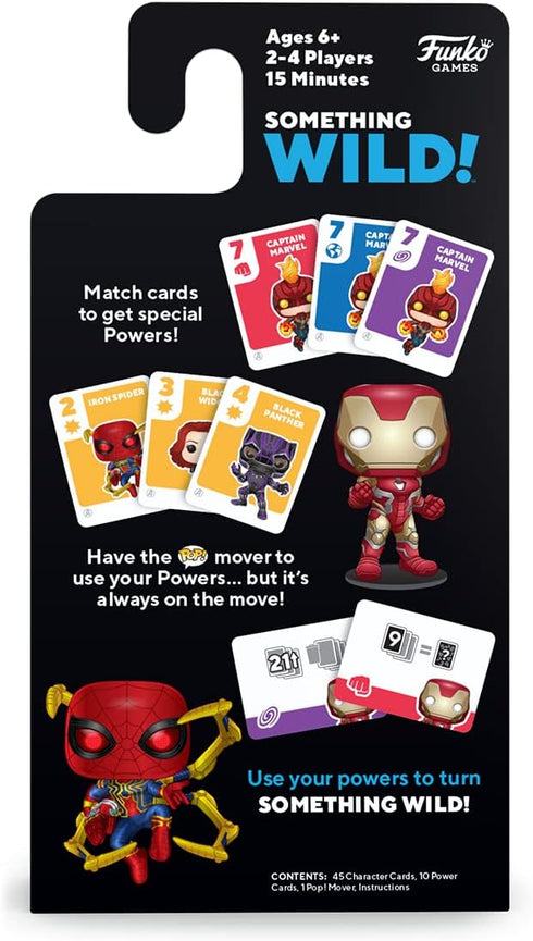 Funko Something Wild! Marvel Infinity War with Iron Man Pocket Pop! Card Game for 2-4 Players Ages 6 and Up