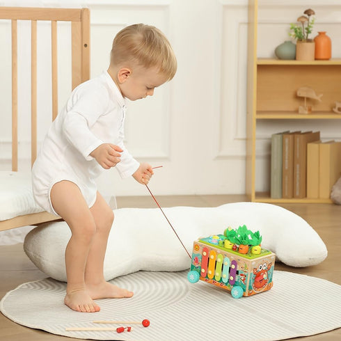 1 2 3 18 1st 1-3 JAUNTY Toddler Wooden Montessori Toy for Year Old Toys, Educational Stem Toy for Baby Boys Girls