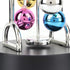 Newtons Cradle Pendulum, Physics Science Balance Desktop Decoration for Office, Calm Down Fidget Toy