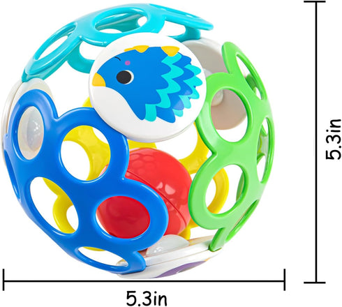 6-12 Months Infant Easy Grip Rattle Ball Toys, Sensory Balls for Newborns to Practice Hand Grip Skills