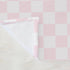 Selgkds 60x80inch Pink and White Checkered Baby Blankets for Girls Boys Gingham Plaid Checkerboard Infant Toddler