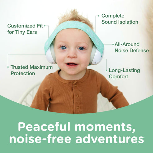 Earmuff Protection for Toddlers, Infants, and Babies - Noise Cancelling Headphones for 0 to 36 months