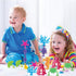 UMBWORLD 9 3 Suction Bath Toys for Kids, PCS Silicone Ocean Animal Suction Cup Toys, Mold Free No Hole Bathtub Toy
