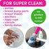(2 Pack) 30 oz Dapple Baby Fragrance-Free Foaming Bottle & Dish Soap Refill - fl - Plant-Powered Cleaner for Baby