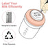 4 Packs, 6oz (4 COMI Wide Neck Glass Breastmilk Collection n Storage Bottle, with Screw Ring Sealing Disk; Re-markable