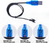 Cecicebb 2 Pack 3.7V 600mAh E35 DE38 DE40 DE50 DE55 TB202 TM141 C63 Li-ion Rechargeable Battery with USB Charger Cable