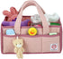 Bebe Bundle Diaper Caddy Organizer for Changing Table Nursery Storage Basket for Wipes, Diapers, Toys Portable Car