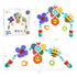 Adjustable Baby Stroller Arch Toys, Crib Mobile with Sensory Play Accessories for 0-24 Months Toddler Toys