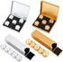 Set Set 5Pcs Set 6 Precision Aluminum Alloy Dice Solid Metal Dice Table Game Dice Poker Games Dices with Case (Silver