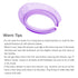Kair Air Cushioned Bath Visor, Shower Cap for Kids, Hair Washing Hat for Toddlers Adults, Purple