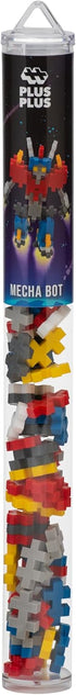 PLUS PLUS Mini Maker Tube - Mecha Bot - 70 Piece Construction Building STEM/STEAM Toy for Kids