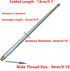 4Pcs Remote Control Metal and Soft Antenna Accessory, Children Ride On Car Replacement Parts