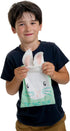 Tender Leaf Toys Wooden Tic Tac Toe Game with Bunny Drawstring Bag - Travel Board Game for Kids & Adults - Age 3+