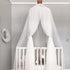 Vomeko Breathable Crib Netting Bed Curtains Canopy,Elegant Color Home Mesh M osquito Net,Children Bed Canopy