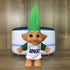 Vintage Troll Dolls Retro Chromatic Doll for Collections, Arts and Crafts, Party Favors - 7.5" Tall (Green)