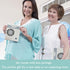 OWLOWLA Newborn Swaddle Set - Stretch Wrap Swaddle Receiving Blanket for Baby Boy Girl (Dim Gray)