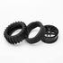 JIUWU 4pcs Beach Desert Snow Tires and Wheels, Hex 17mm, 1:8 RC Off Road Buggy Baja