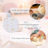 Set 1-3, 12 Ginbear Silicone Play Kitchen Tea with Washable Cloth Napkin for Little Girl Toddlers Non-Toxic Unbreakable