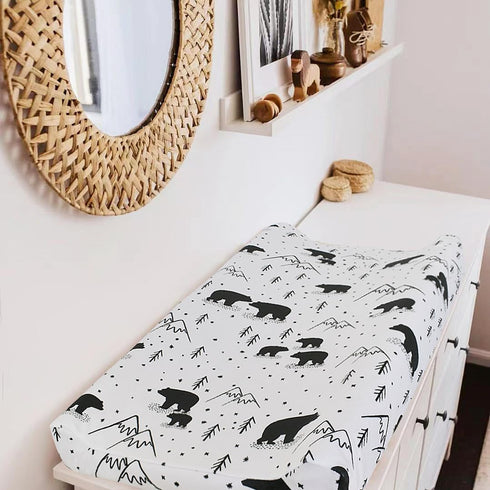 Owlowla Changing Pad Cover Soft Minky Changing Table Cover Lovely Print Waterproof Changing Pad Covers Baby Boy
