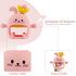 0-3 3-6 6-12 12-24 Chuya Baby Teething Toy for Months Bunny Mitten Toys Anti-Drop Chewable Hand Teether for Infant,Food