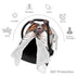 Zhbvncp Cute English Bulldog Baby Car Seat Cover & Breastfeeding Nursing Cover - Breathable Stretch Fabric Multi-Use