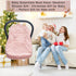 Car Seat Covers for Babies,Winter Baby Car Seat Cover Infant Carseat Covers Canopy,Universal Baby Carrier Cover