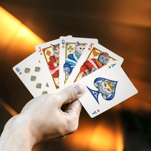 Noblific Cats Playing Cards for Adults, Teens, Friends, Family - Gifts for Animal Lovers