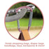 Nuby Large Handy Hook Carabiner Stroller Clip with Textured Soft Grip, Rose Gold