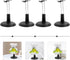 PATKAW Doll Stand, 4 Pcs Portable 5.9 Inch Black Doll Stands for Teddy Bear Display and Organization of Children's Dolls