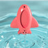YWBL-WH Baby Bath Thermometer, Airplane Shape Lovely Multifunctional Infant Water Temperature Thermometer with Cute