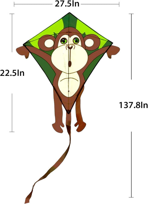 HENGDA KITE Kids Cartoon Monkey Kites with Flying Line