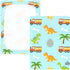 CZXW 52" 28" Cartoon Dinosaurs and Construction Vehicles Crib Sheets Fitted x Natural Cotton Soft & Breathable for Baby