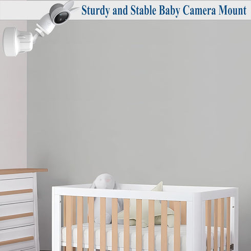 Derebir 2K A4/B2/1M/3QM/ P2Q/ D3 Baby Monitor Mount Stand Compatible with ARENTI Alnanny Baby Cameras,Flexible